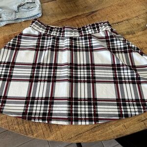 Plaid skirt